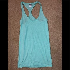 Pink Victoria’s Secret Sleepwear Teal Racerback Tank Size XS